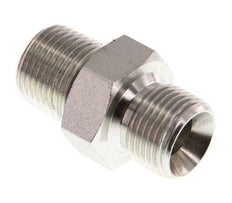 3/8'' NPT x G 3/8'' Verzinkt Stalen Borstnippel 3-delig 700 Bar - Hydrauliek