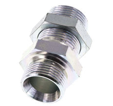 G 1'' Verzinkt Stalen Schotdoorvoer Borstnippel 225 Bar - Hydrauliek