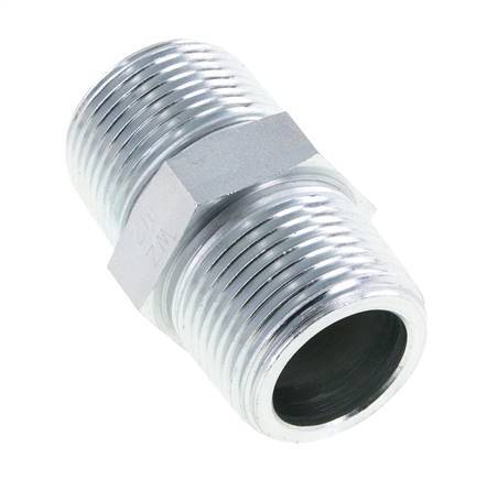 1'' NPT Verzinkt Stalen Borstnippel 140 Bar - Hydrauliek