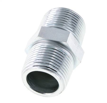 1'' NPT Verzinkt Stalen Borstnippel 140 Bar - Hydrauliek
