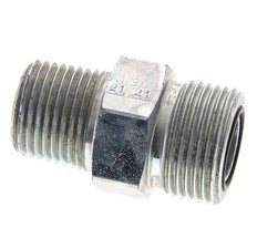 UNS 1''-14 x 1/2'' NPT Verzinkt Stalen Borstnippel ORFS 400 Bar - Hydrauliek