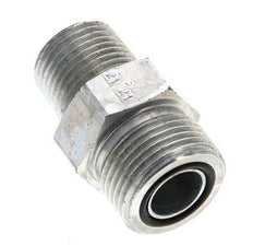 UNS 1''-14 x 1/2'' NPT Verzinkt Stalen Borstnippel ORFS 400 Bar - Hydrauliek