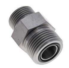 UNS 1''-14 x UN 13/16''-16 Verzinkt Stalen Borstnippel ORFS 400 Bar - Hydrauliek