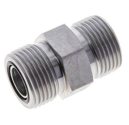 UNS 1''-14 Verzinkt Stalen Borstnippel ORFS 400 Bar - Hydrauliek