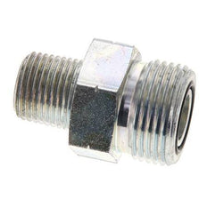 UN 1-3/16''-12 x 1/2'' NPT Verzinkt Stalen Borstnippel ORFS 400 Bar - Hydrauliek