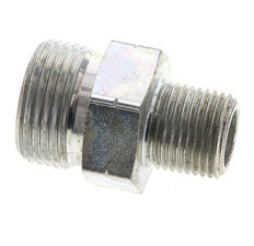 UN 1-3/16''-12 x 1/2'' NPT Verzinkt Stalen Borstnippel ORFS 400 Bar - Hydrauliek