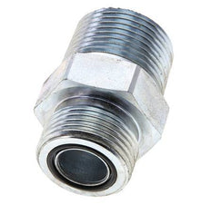 UN 1-3/16''-12 x 1'' NPT Verzinkt Stalen Borstnippel ORFS 400 Bar - Hydrauliek