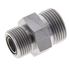 UN 1-3/16''-12 x UNS 1''-14 Verzinkt Stalen Borstnippel ORFS 400 Bar - Hydrauliek