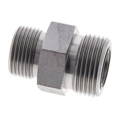 UN 1-3/16''-12 x UNS 1''-14 Verzinkt Stalen Borstnippel ORFS 400 Bar - Hydrauliek
