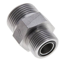 UN 1-3/16''-12 x UNS 1''-14 Verzinkt Stalen Borstnippel ORFS 400 Bar - Hydrauliek