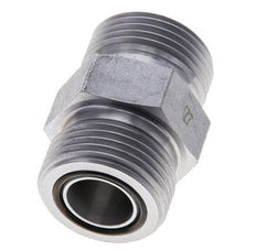 UN 1-3/16''-12 Verzinkt Stalen Borstnippel ORFS 400 Bar - Hydrauliek