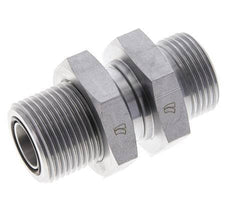UN 1-3/16''-12 Buitendraad Verzinkt Stalen Schotdoorvoer Koppeling ORFS 400 Bar - Hydrauliek