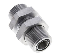 UN 1-3/16''-12 Buitendraad Verzinkt Stalen Schotdoorvoer Koppeling ORFS 400 Bar - Hydrauliek