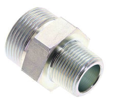 UN 1-7/16''-12 x 3/4'' NPT Verzinkt Stalen Borstnippel ORFS 400 Bar - Hydrauliek