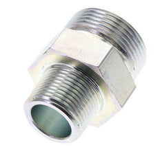 UN 1-7/16''-12 x 3/4'' NPT Verzinkt Stalen Borstnippel ORFS 400 Bar - Hydrauliek