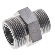UN 1-7/16''-12 x UN 1-3/16''-12 Verzinkt Stalen Borstnippel ORFS 400 Bar - Hydrauliek