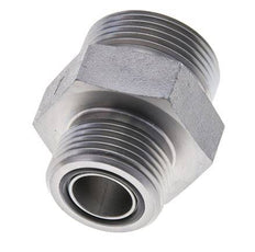 UN 1-7/16''-12 x UN 1-3/16''-12 Verzinkt Stalen Borstnippel ORFS 400 Bar - Hydrauliek