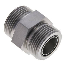 UN 1-7/16''-12 Verzinkt Stalen Borstnippel ORFS 400 Bar - Hydrauliek