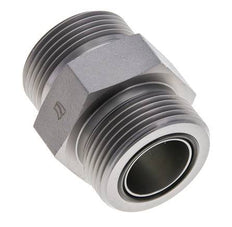 UN 1-7/16''-12 Verzinkt Stalen Borstnippel ORFS 400 Bar - Hydrauliek