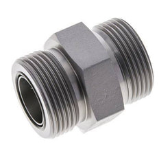 UN 1-7/16''-12 Verzinkt Stalen Borstnippel ORFS 400 Bar - Hydrauliek