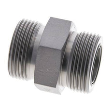 UN 1-7/16''-12 Verzinkt Stalen Borstnippel ORFS 400 Bar - Hydrauliek