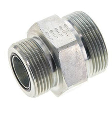 UN 1-11/16''-12 x UN 1-7/16''-12 Verzinkt Stalen Borstnippel ORFS 250 Bar - Hydrauliek