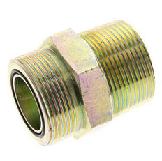 UN 1-11/16''-12 x 1 1/4'' NPT Verzinkt Stalen Borstnippel ORFS 250 Bar - Hydrauliek