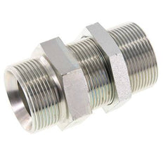 G 1 1/2'' Verzinkt Stalen Schotdoorvoer Borstnippel 190 Bar - Hydrauliek