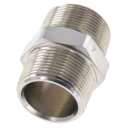 1 1/4'' NPT Verzinkt Stalen Borstnippel 80 Bar - Hydrauliek