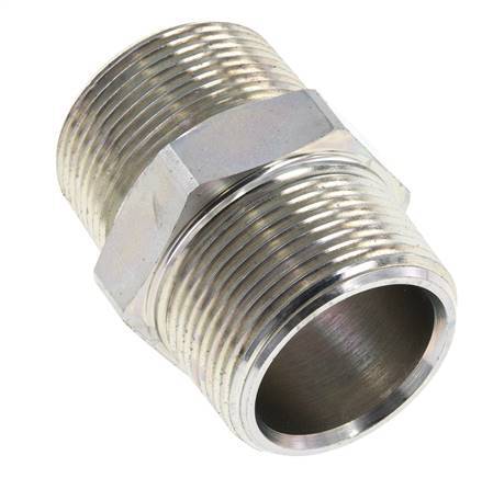 1 1/4'' NPT Verzinkt Stalen Borstnippel 80 Bar - Hydrauliek