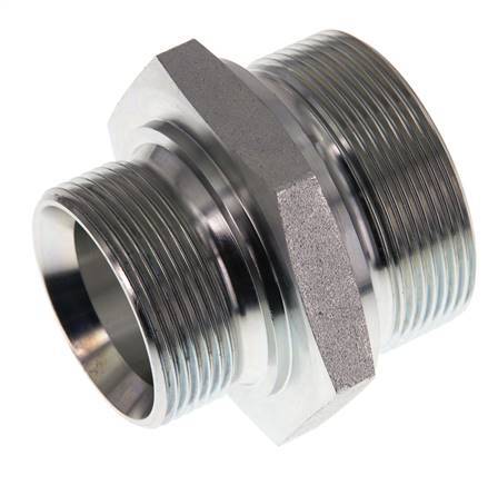 G 2'' x G 1 1/2'' Verzinkt Stalen Borstnippel 160 Bar - Hydrauliek