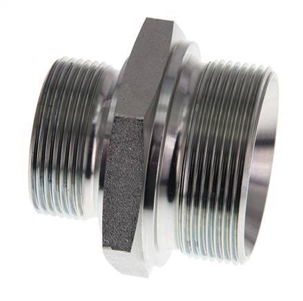 G 2'' x G 1 1/2'' Verzinkt Stalen Borstnippel 160 Bar - Hydrauliek