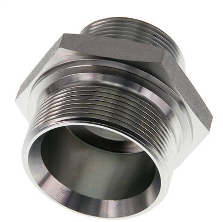 G 2'' x G 1 1/2'' Verzinkt Stalen Borstnippel 160 Bar - Hydrauliek