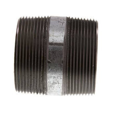 R 2'' Zinc plated Steel Double Pipe Nipple 50 Bar DIN 2982 - 60mm