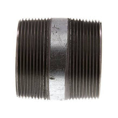 R 2'' Zinc plated Steel Double Pipe Nipple 50 Bar DIN 2982 - 60mm