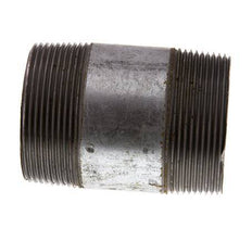 R 2'' Zinc plated Steel Double Pipe Nipple 50 Bar DIN 2982 - 80mm [2 Pieces]