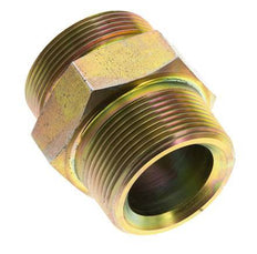 UN 2''-12 x 1 1/2'' NPT Zinc plated Steel Double Nipple ORFS 250 Bar - Hydraulic