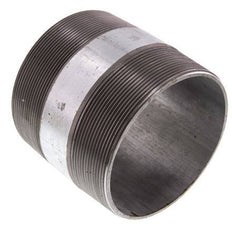 R 4'' Zinc plated Steel Double Pipe Nipple 50 Bar DIN 2982 - 100mm