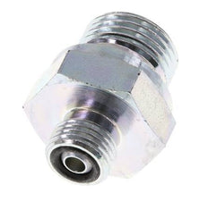UNF 9/16''-18 x G 1/2'' Verzinkt Stalen Borstnippel ORFS 630 Bar - Hydrauliek
