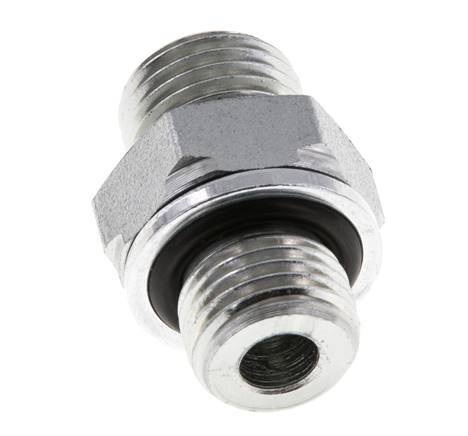UNF 9/16''-18 x G 1/4'' Verzinkt Stalen Borstnippel ORFS 630 Bar - Hydrauliek