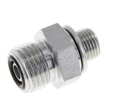 UNF 9/16''-18 x G 1/8'' Verzinkt Stalen Borstnippel ORFS 630 Bar - Hydrauliek