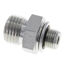 UNF 9/16''-18 x G 1/8'' Verzinkt Stalen Borstnippel ORFS 630 Bar - Hydrauliek