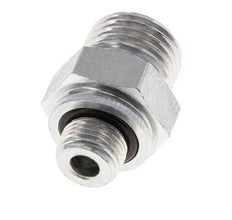 UNF 9/16''-18 x G 1/8'' Verzinkt Stalen Borstnippel ORFS 630 Bar - Hydrauliek
