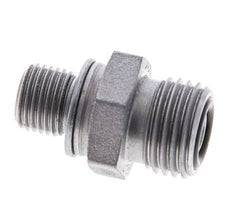 UNF 9/16''-18 x M10x1 Verzinkt Stalen Borstnippel ORFS 630 Bar - Hydrauliek