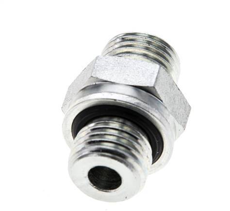 UNF 9/16''-18 x M14x1.5 Verzinkt Stalen Borstnippel ORFS 630 Bar - Hydrauliek