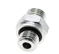 UNF 9/16''-18 x M14x1.5 Verzinkt Stalen Borstnippel ORFS 630 Bar - Hydrauliek