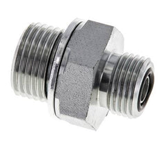 UN 11/16''-16 x G 1/2'' Verzinkt Stalen Borstnippel ORFS 630 Bar - Hydrauliek