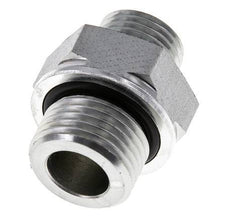 UN 11/16''-16 x G 1/2'' Verzinkt Stalen Borstnippel ORFS 630 Bar - Hydrauliek