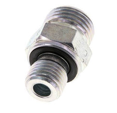 UN 11/16''-16 x G 1/4'' Verzinkt Stalen Borstnippel ORFS 630 Bar - Hydrauliek