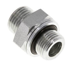 UN 11/16''-16 x G 3/8'' Verzinkt Stalen Borstnippel ORFS 630 Bar - Hydrauliek